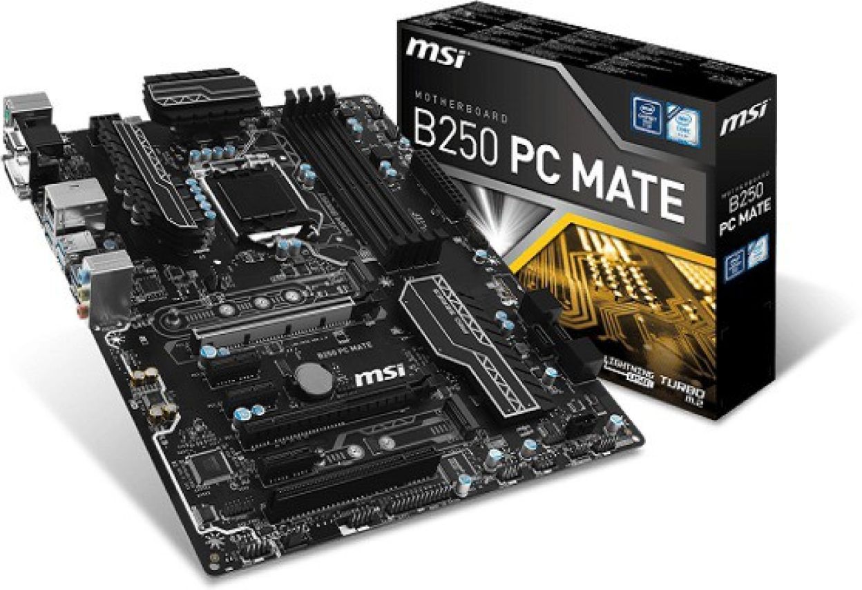 Msi B250 Pc Mate Lga 1151 Gaming Motherboard Best Price In India Full Features Specification Reviews 18 October Mysmartbazaar