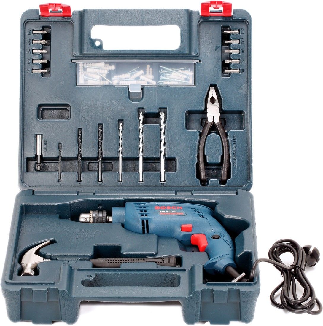 Bosch Gsb 450 Re Impact Drill Smart Kit With Suitcase Best Price