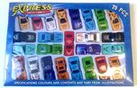 Glitter Collection kids small sports cars, 25 pieces