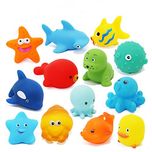 Kuhu Creations, Supreme 8 pcs Colorful Bath Toys.