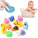 Kuhu Creations, Supreme 5 pcs Bath Toys Baby Swimming water Toys Sounding Bath Toys Early Edge Education Toy