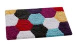 AAZEEM Abstract Checkered Cotton Door Mat - 16