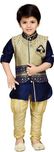 AJ Dezines Boys Festive & Party Kurta, Waistcoat and Pyjama Set