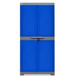 Nilkamal Freedom FMM Mini Medium Storage Cabinet (Dark Blue and Grey)