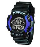Gee Aar Impex Sports Watch Collections Digital Black-Grey Dial Kids Watch - GEEBLESVNLGT01048