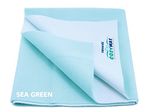 Newnik Cozymat Soft, Water-Proof & Reusable Mat (Size: 70cm X 100cm) Sea Green, Medium