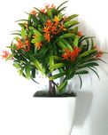 Hyperboles Artificial Topiary Tree Potted Plant Garden Outdoor Bonsai Home Decor(29cm)