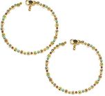 Charms Diamond Studded Multicolor Anklet For Women/Girls