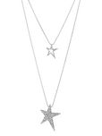 Crunchy Fashion Trendy Stylish Party/Daily Wear Shine On Stars Multilayer Multi stand Necklace for Girls & Women