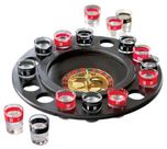 Shot Glass Roulette - Drinking Game Set (2 Balls and 16 Glasses)
