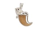 Silverwala Looks Like A Real Lion Nail Sterling Silver Pendant For Men