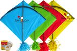 Babla Kites 40 Colour Indian Fighter Rocket Kites Size 45.5 * 58.5 Centimeters