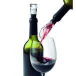 PackNbuy Wine Pourer + Air Tight Wine Stopper Set (Decanting Pourer with Vacuum Stopper) New in Retail Packing Home Office Gifts Partys Wine Festivals
