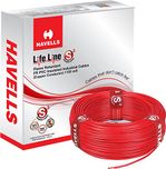 Havells Lifeline Cable WHFFDNRA16X0 6 sq mm Wire (Red)