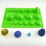 Quill On Quilling Mould, Green