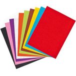 Atanands Pack of 10 Bright A4 Size Multicolored Stiff Felt Sheet