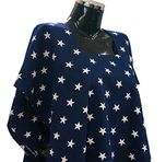 Wobbly Walk WWNC7001 2-In-1 Poncho for Maternity and Nursing, Blue