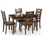 Royal Oak Rocco Four Seater Dining Set (Walnut)