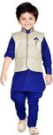 AJ Dezines Boys Festive & Party Kurta, Waistcoat and Pyjama Set