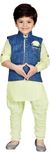 AJ Dezines Boys Kurta, Waistcoat and Breeches Set