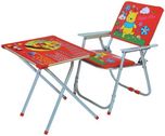 Mittal Metal Chair(Finish Color - Red)