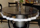 Katwa Clasic Solid 6 Seater Table Cover