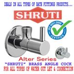 SHRUTI Brass Angle Cock / Angle Valve / Stop Cock With(SS) Wall Flange , Angle cock made by 100% Pure Brass Honey Heavy Duty Material - 1970,1771