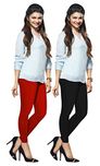 Lux Lyra Ankle Length Leggings, Pack of 2