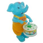 Funny Windup Elephant Drummer Toy