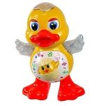 Toyshine Dancing Duck with Music Flashing Lights and Real Dancing Action, Multi Color