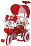 Amardeep and Co Baby Tricycle Red 86*64*33 cms 1-3 yrs W/Shade and Parental Control  - Red-1522MZ