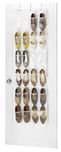 Whitmor Crystal Collection Over-The-Door Shoe Organizer (Clear)