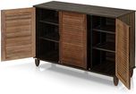 Royal Oak Libra Three-Door Shoe Rack (Walnut)