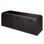 Zuari 3-Door Shoe Rack (Dark Finish, Brown)