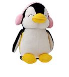 Dimpy Stuff Penguin with Ear Muffs, Blue (20cm)