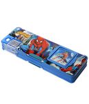Jiada Multipurpose Pencil Box with calculator & dual sharpner - Spiderman (Color May Vary)