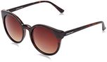 Fastrack UV Protected Round Girls Sunglasses - (P339BR1|57|Brown Color)