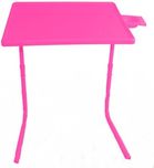 Table Mate ADJUSTABLE FOLDING KIDS MATE HOME OFFICE READING WRITING PINK TABLEMATE WITH CUPHOLDER Plastic Portable Laptop Table