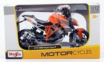 Collectable Diecast Maisto 1:12  KTM 1290 Super Duke R Orange Motorcycle Model