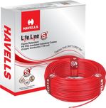 Havells FR PVC, PVC 1.5 sq/mm Red 90 m Wire