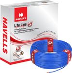 Havells FR PVC, PVC 4 sq/mm Blue 90 m Wire