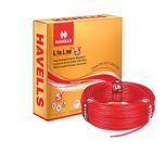 Havells 2.5Sqmm Wire 90M Coil - Yellow