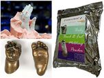 Create La Mould MOLDING POWDER Life Cast Gel Mold Baby Hand 450g - ECONOMIC KIT | 3D Mould Clone Cast Casting Powder | Hand Cast | Foot Casting Molding Powder for Baby Lifetime Memories | Toy & Game | Impression Mould - 450 gm | HAND FEET CASTING for