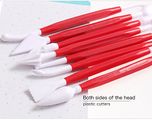 Bianyo Double Ended Cake Decorating Sugar Craft & Clay Modelling Plastic Tool Kit (Multicolor)