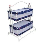 Natraj Twins Cradle (Blue)