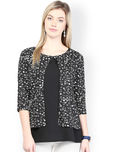 RARE Black Printed Top