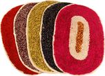 Sambhav Cotton Door Mat Fur Oval Mat
