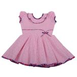 Pink Chicken Hakoba Dress Available in 6 months to 13 years girls from Unnati Clothings