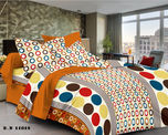 Double bed sheet with two pillow cover