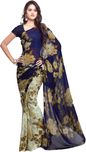 Ligalz Printed Daily Wear Chiffon Saree